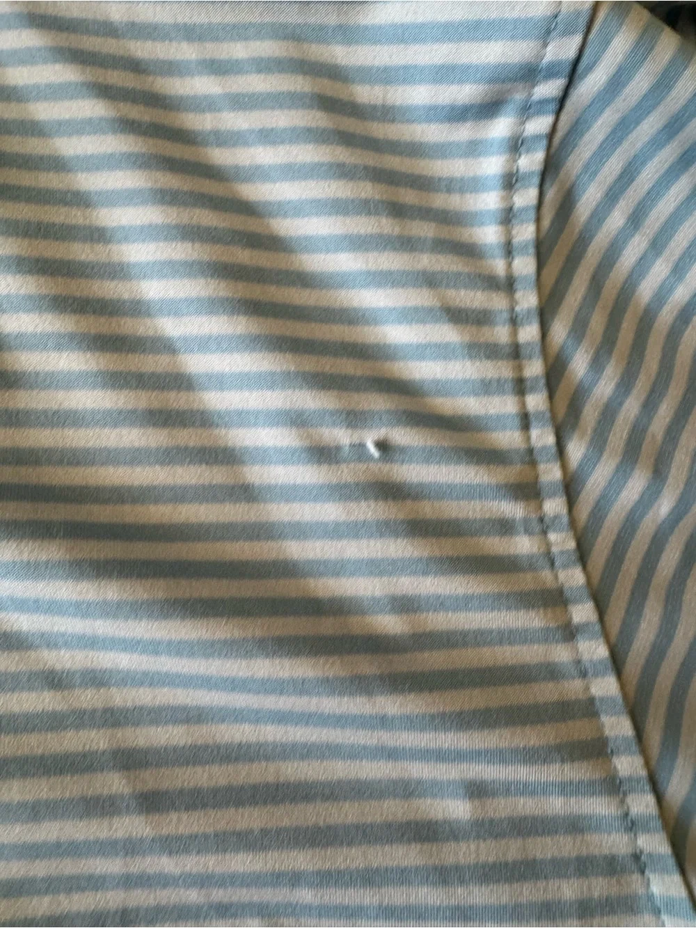 Rhoback Men's Light Blue Striped Polo Shirt